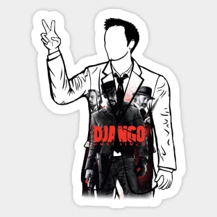 Quentin Tarantino, Director of Django Unchained Sticker